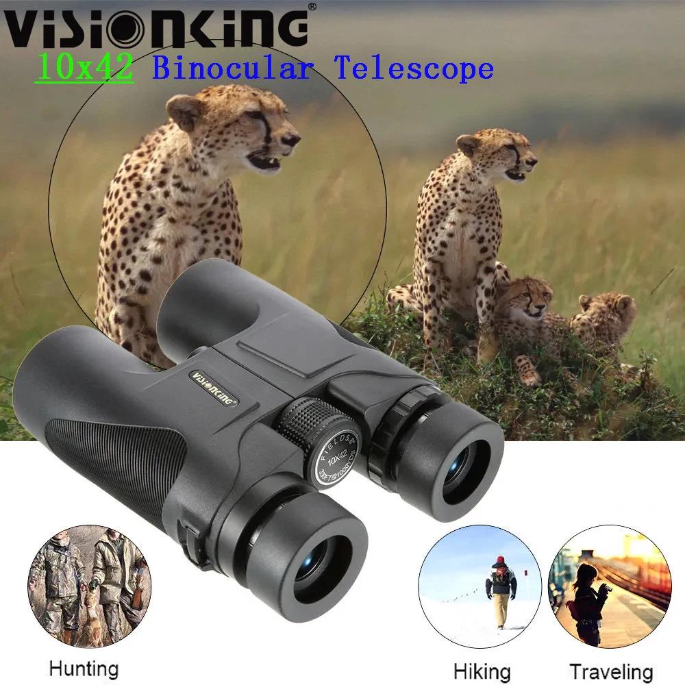 Visionking longue portée 10x42 chasse Camping jumelles BAK-4 FMC étanche puissant télescope Prismati