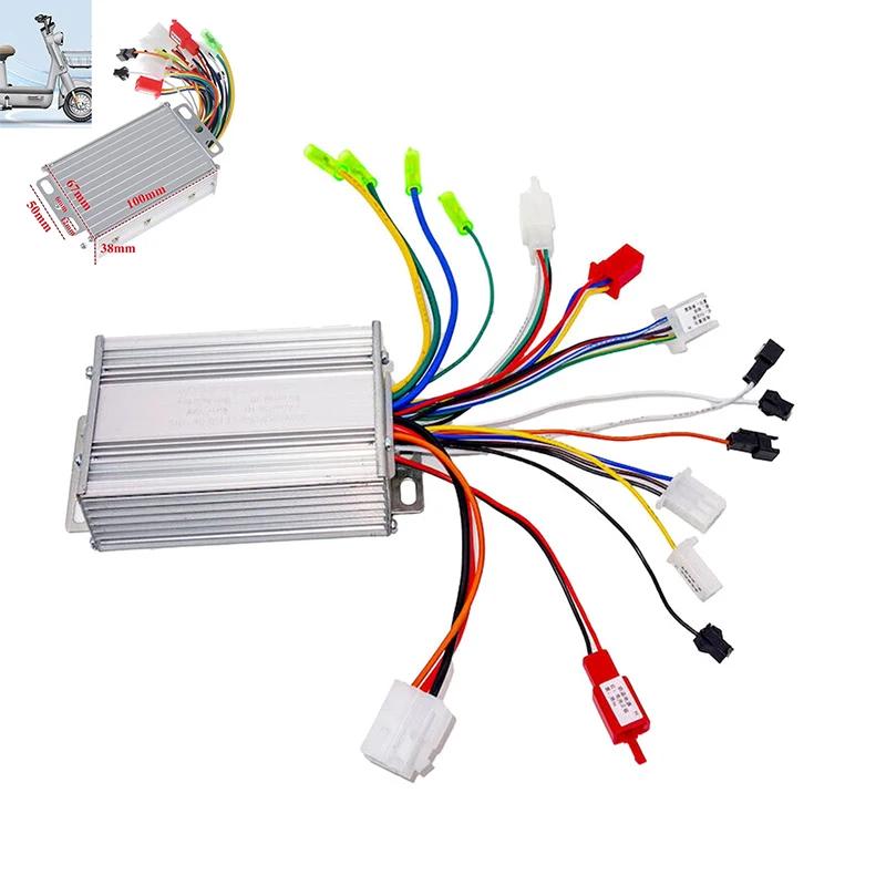 Accessoires de vélo électrique 36V/48V, contrôleur de moteur à courant continu sans balais 350W pour