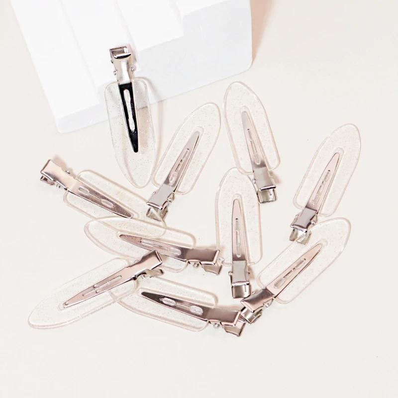 Pinces à cheveux transparentes sans couture pour filles, 10 à 50 pièces, accessoires de maquillage p