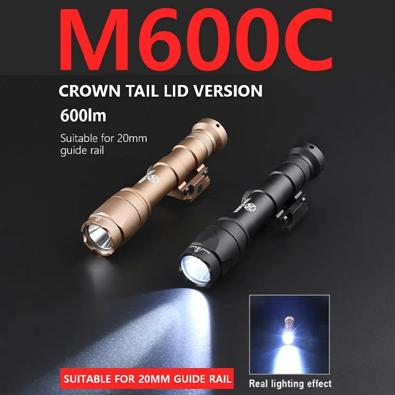 WADSN Airsoft Surefir M600C M600 M300 Lampe tactique de reconnaissance AR15 pour fusil, lampe torche