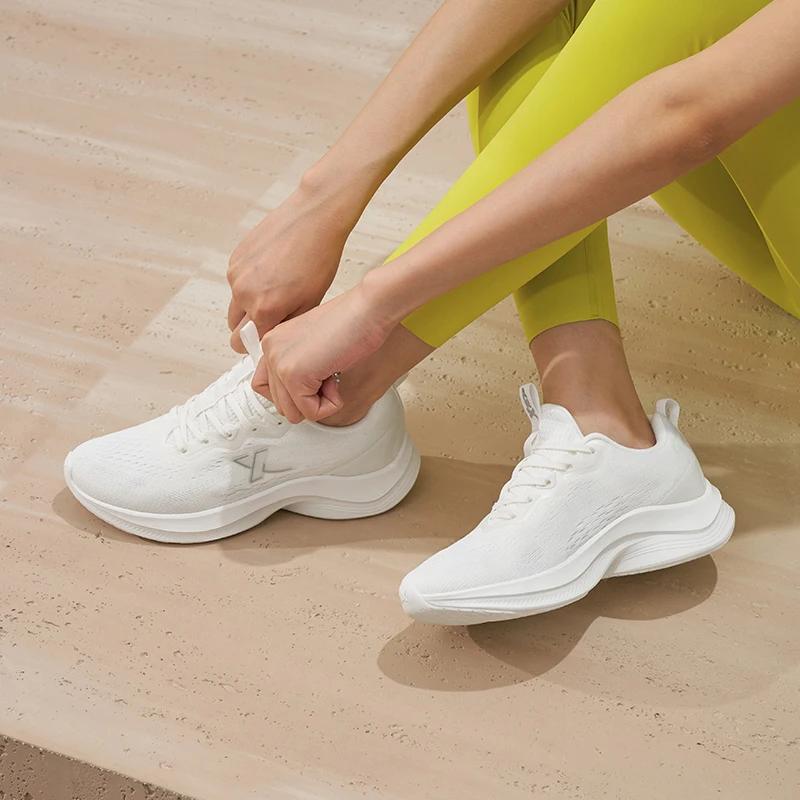 Xtep chaussures de course pour femmes automne chaussures de sport confortables coussin léger respira