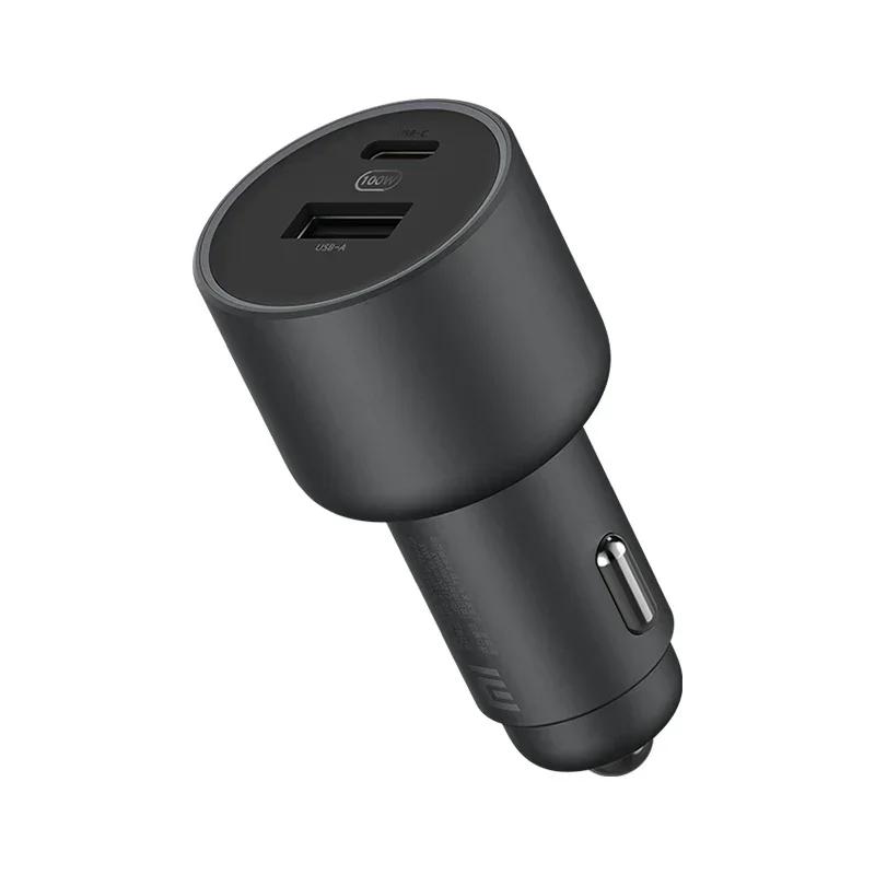 Chargeur de voiture d'origine Xiaomi 100W double Port Charge rapide sans fil Mi chargeur de voiture