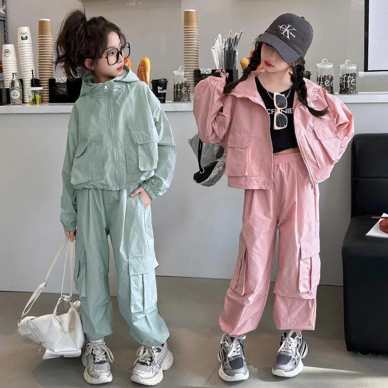 Pantalon de travail doux et cool pour filles, pantalon de sport et de loisirs imbibé, moyen et grand
