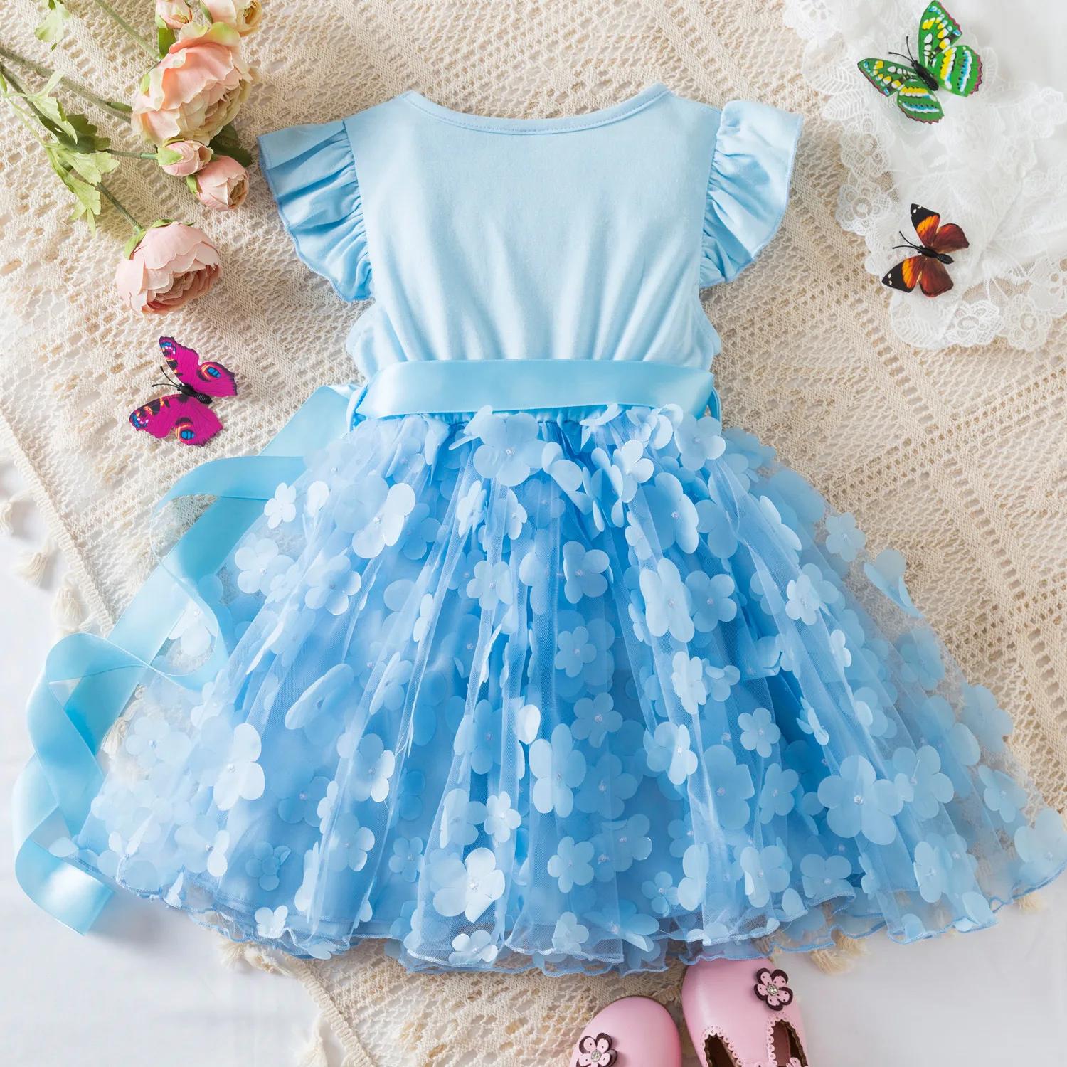 Robe d'été K-Pop Hunters Zoey Mira Rumi pour filles de 2 à 6 ans, robe de princesse pour enfants ave