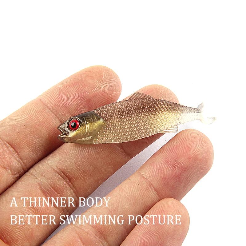 2023 Supercontinent Filet Craw 5.5CM/6.8CM brochet leurre en plastique souple leurres de pêche pêche