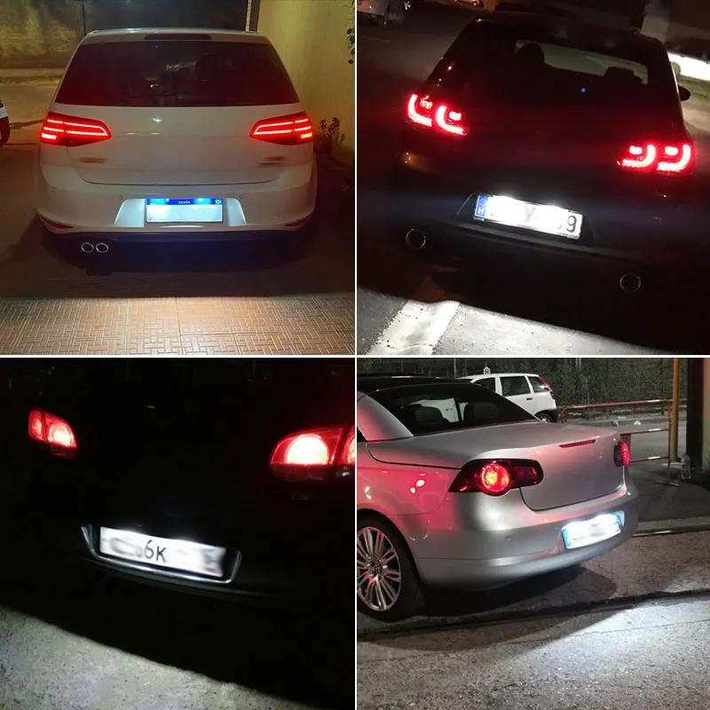 2 feux de plaque d'immatriculation LED Canbus blanc pour SEAT Altea 2007-2010 SEAT Leon 2006-2010 am