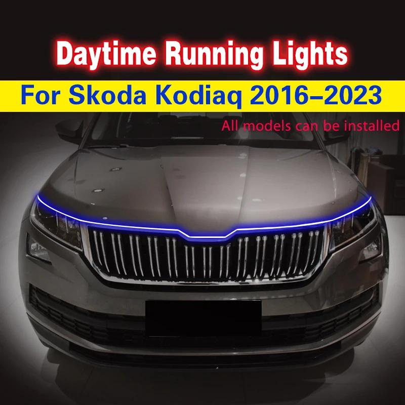 1 pièces pour Skoda Kodiaq 2016-2023 LED feux diurnes DRL lumière du jour feu de conduite antibrouil