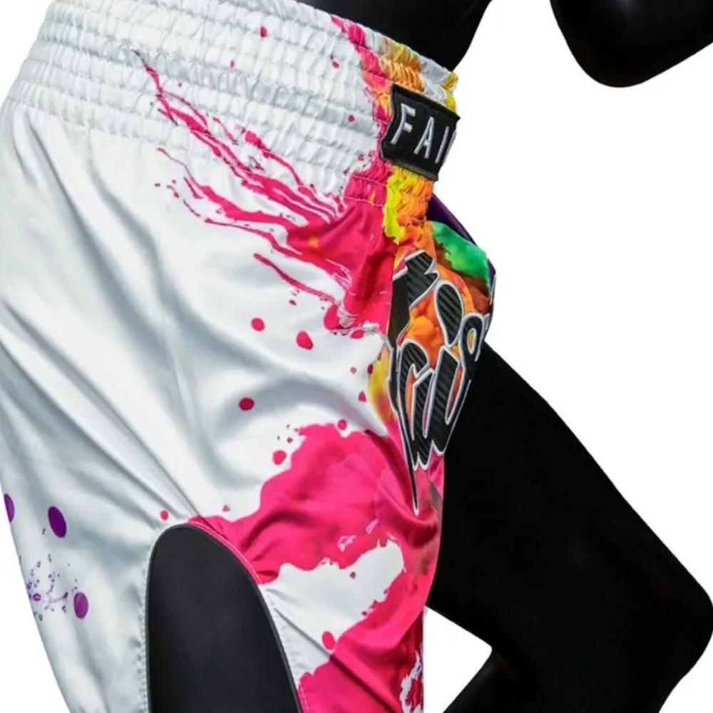 Authentiques shorts thaïlandais Fairtex-Kickboxing pour hommes et femmes adultes – Shorts d'entraîne