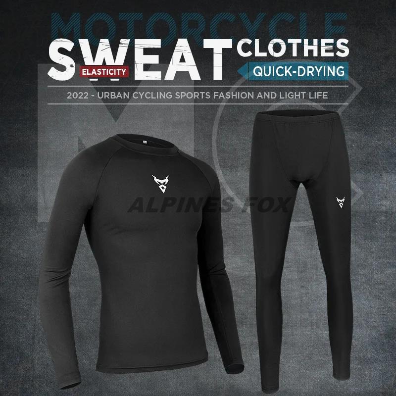 MOTOCENTRIC-Maillot de cyclisme respirant pour homme, sous-vêtements de sport à séchage rapide pour