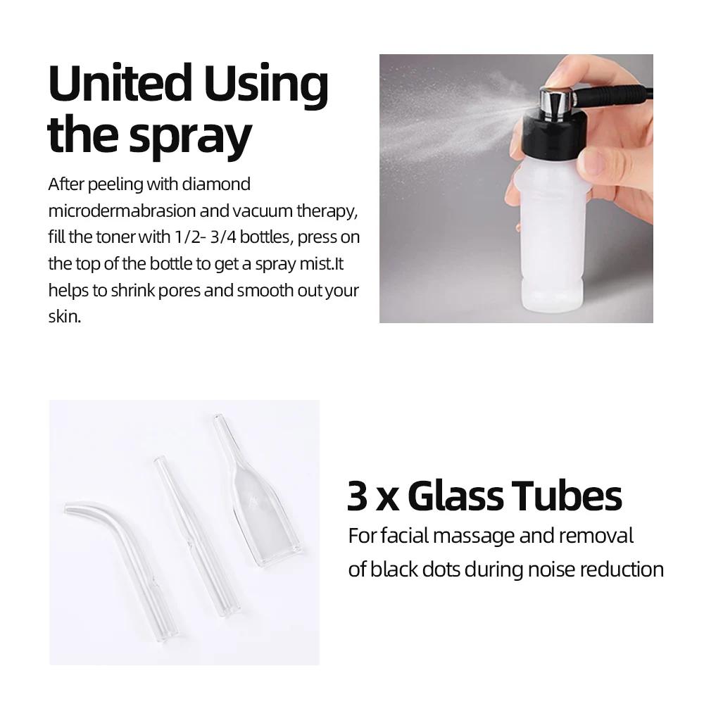 Machine de beauté 3 en 1Diamond MicrodermDelhi, vaporisateur d'eau, extinction sous vide, anti-rides