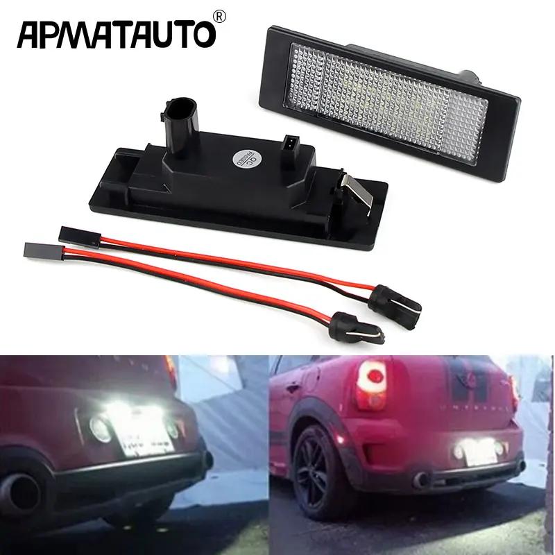 Feu de plaque d'immatriculation Led pour voiture, 2 pièces, Canbus sans erreur, pour BMW Mini Cooper