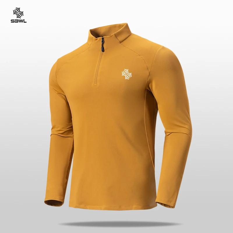 SBWL hommes de haute qualité cyclisme randonnée sports de plein air à manches longues T-shirt loisir