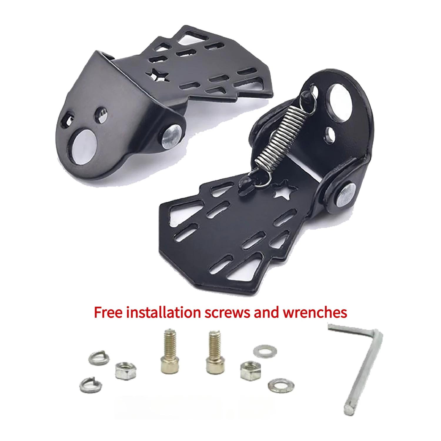 Repose-pieds de moto pliable pour vélo et vélo électrique – Design peu encombrant et antidérapant po