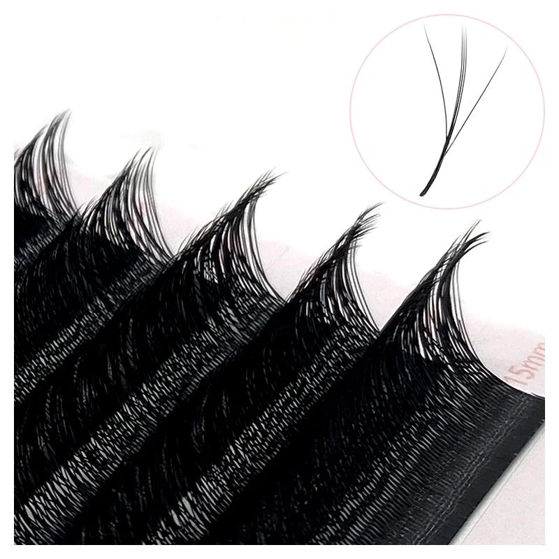NATUHANA nouvelle Extension de cils en forme de 3DW 3D Volume préfabriqué cils en éventail W Style c