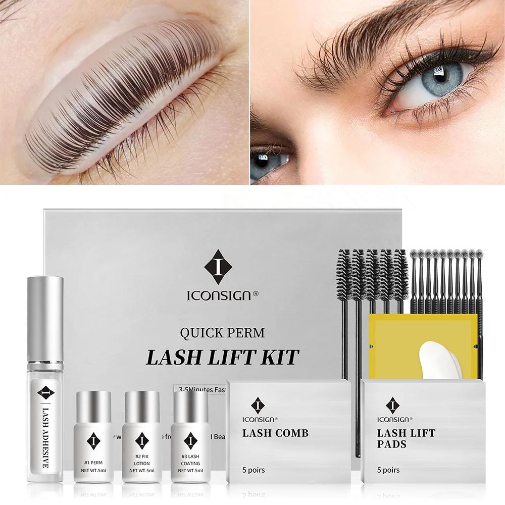 ICONSIGN – Kit de permanente rapide pour les cils, 3 à 5 Minutes, nouvelle Version, outils de maquil