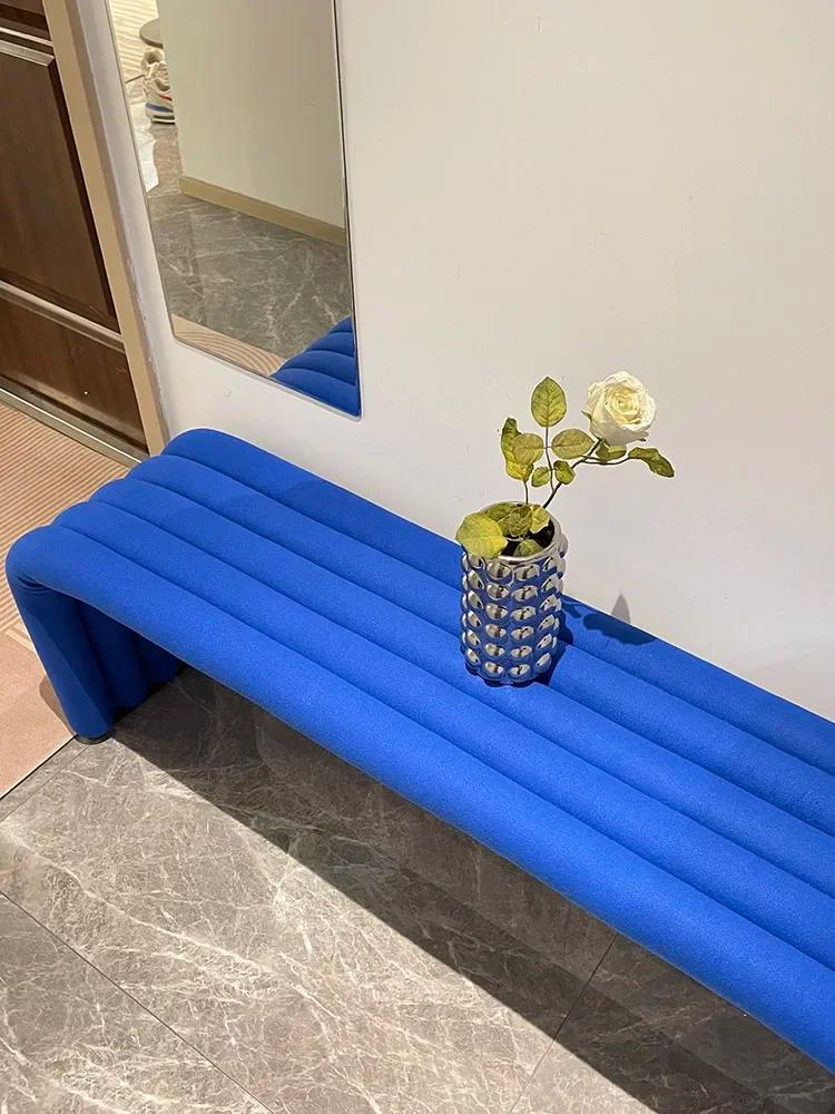 Meubles de banc de tabouret de 105cm de Long, tabourets de chaussures d'entrée de salon, chaise de c