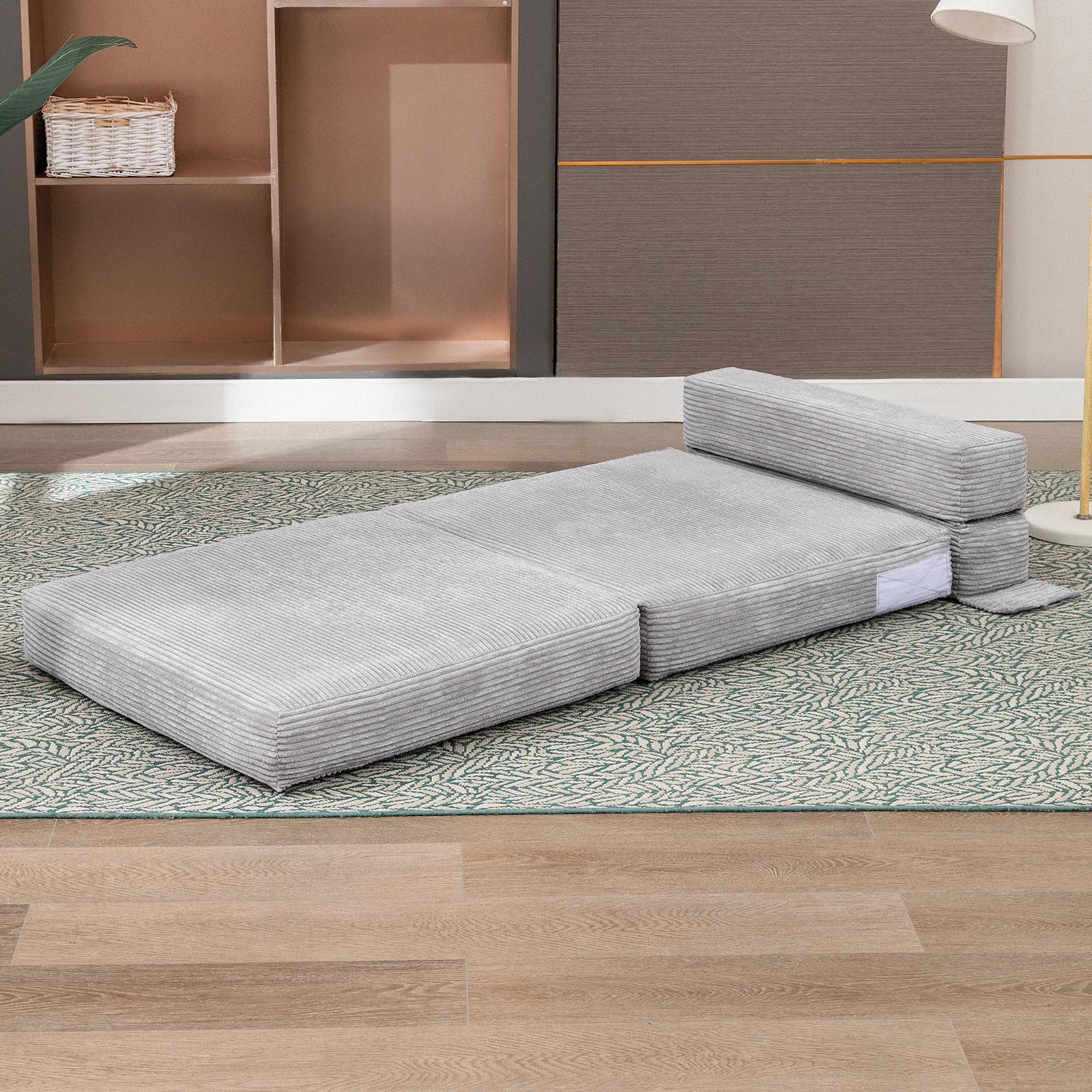 HORGgland O-Matelas de canapé pliant, chaise-lit Leicomoses, 6.3 ", chaise d'invité