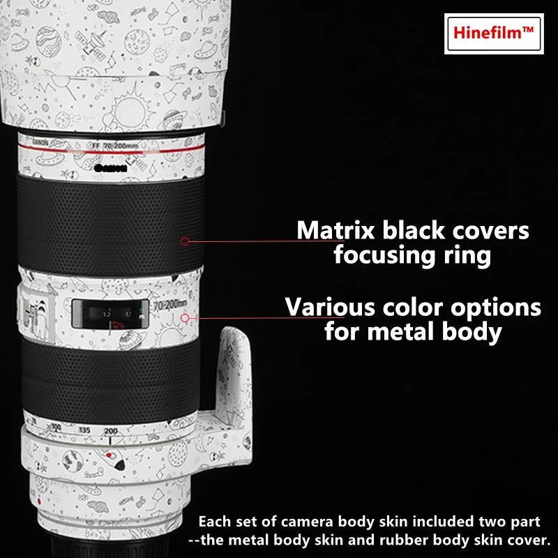 Autocollant de couverture d'objectif pour Canon, autocollant rond, peau de décalcomanie Premium, IL,