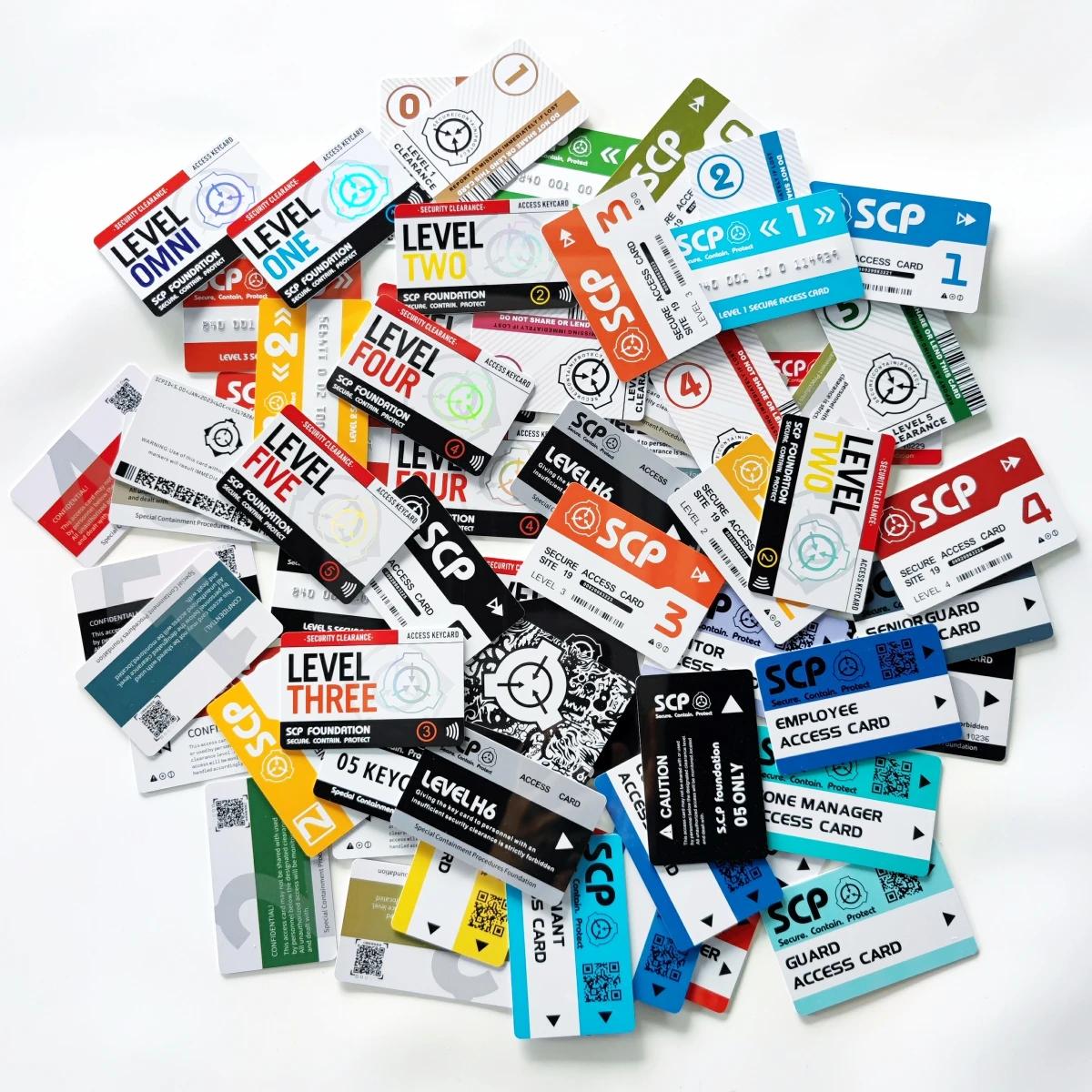 Patchs de carte rigide SCP en PVC avec texte clair imprimé, carte rigide supérieure, haute quantité,