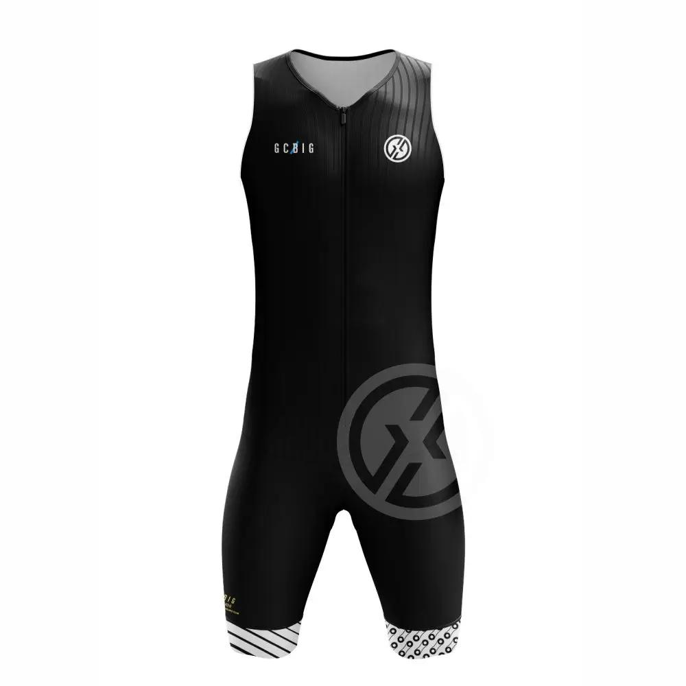 Combinaison de performance sportive pour hommes, combinaison de course TriDuvet d'été, fibre imbibée