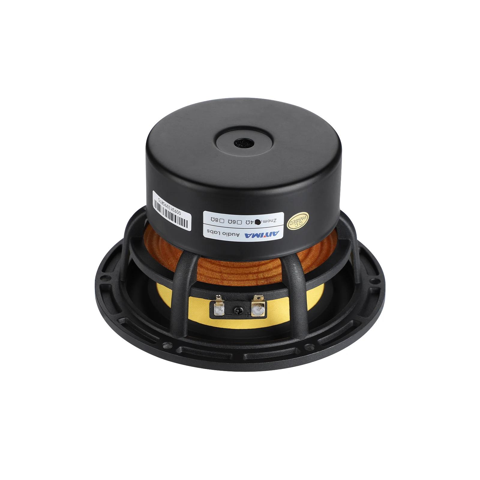 AIYIMA 1 pièce Haut-parleur large bande 5,25 pouces 4/8 Ohm 50W à cône en aluminium, type bullet, po