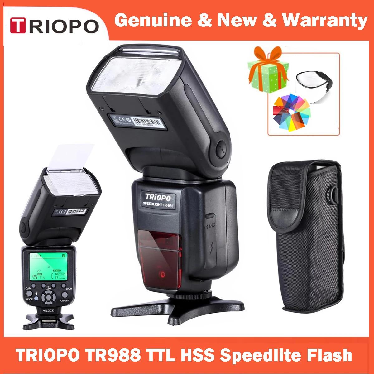 Triopo TR-988 II TTL Haute Vitesse DivisProfessional Appareil Photo Flash Speedlite pour IL et Nikon