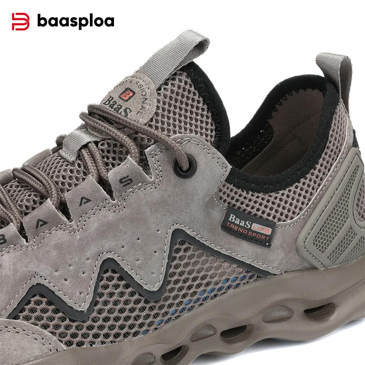Baasploa – chaussures de randonnée pour hommes, confortables, respirantes, pour la rivière et l'eau,