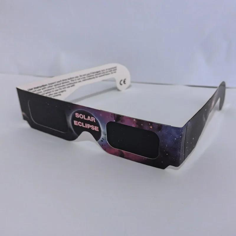 Lunettes d'éclipse Premium, 5 pièces, lunettes solaires approuvées AAS, certifiées CE et ISO, Film f