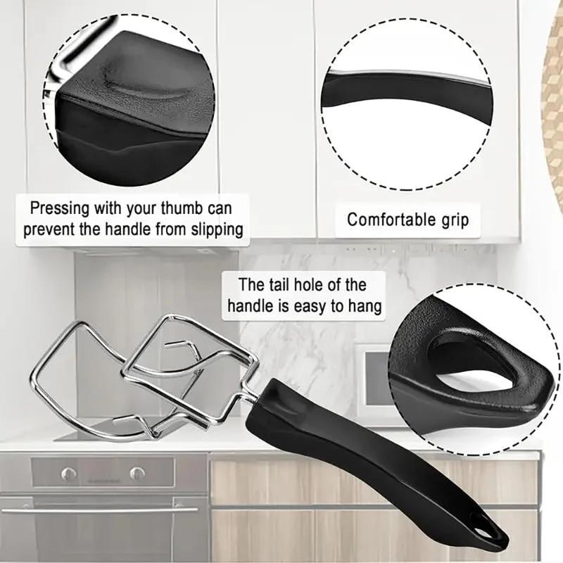 Extracteur plateau four, 2 pièces, Clip gril, grille-pain, Clip alimentaire, poignée plateau four, l