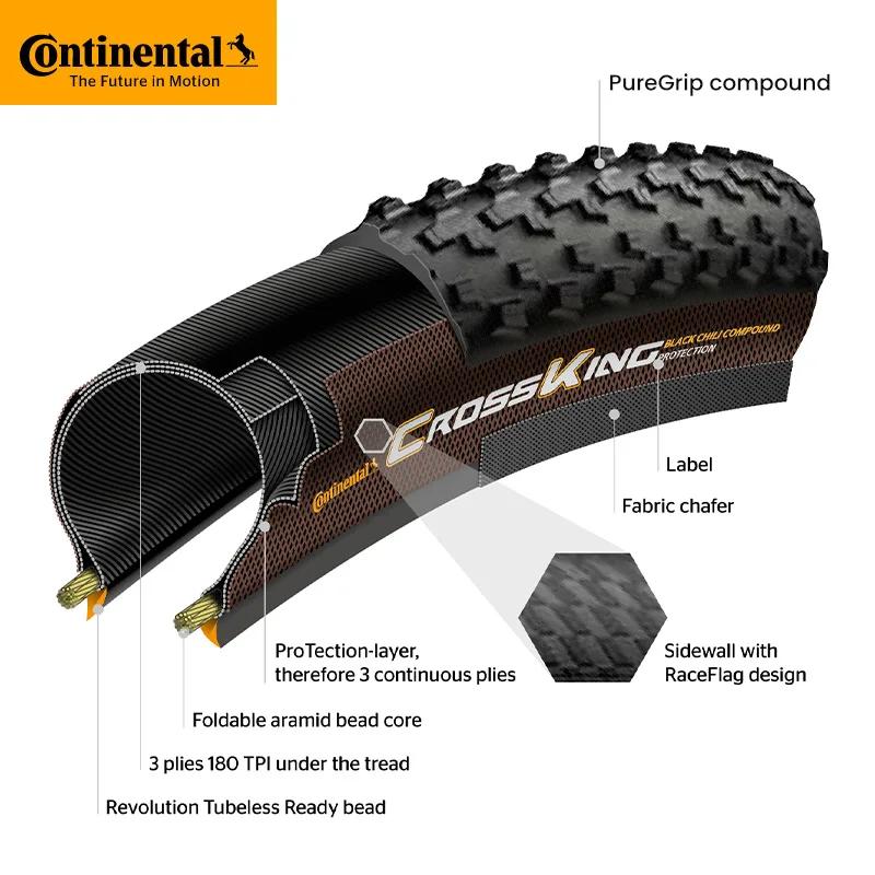 Pneus de vélo de route Continental Terra 700x35C 700x40C Shieldwall, pour VTT, route, cross-country,