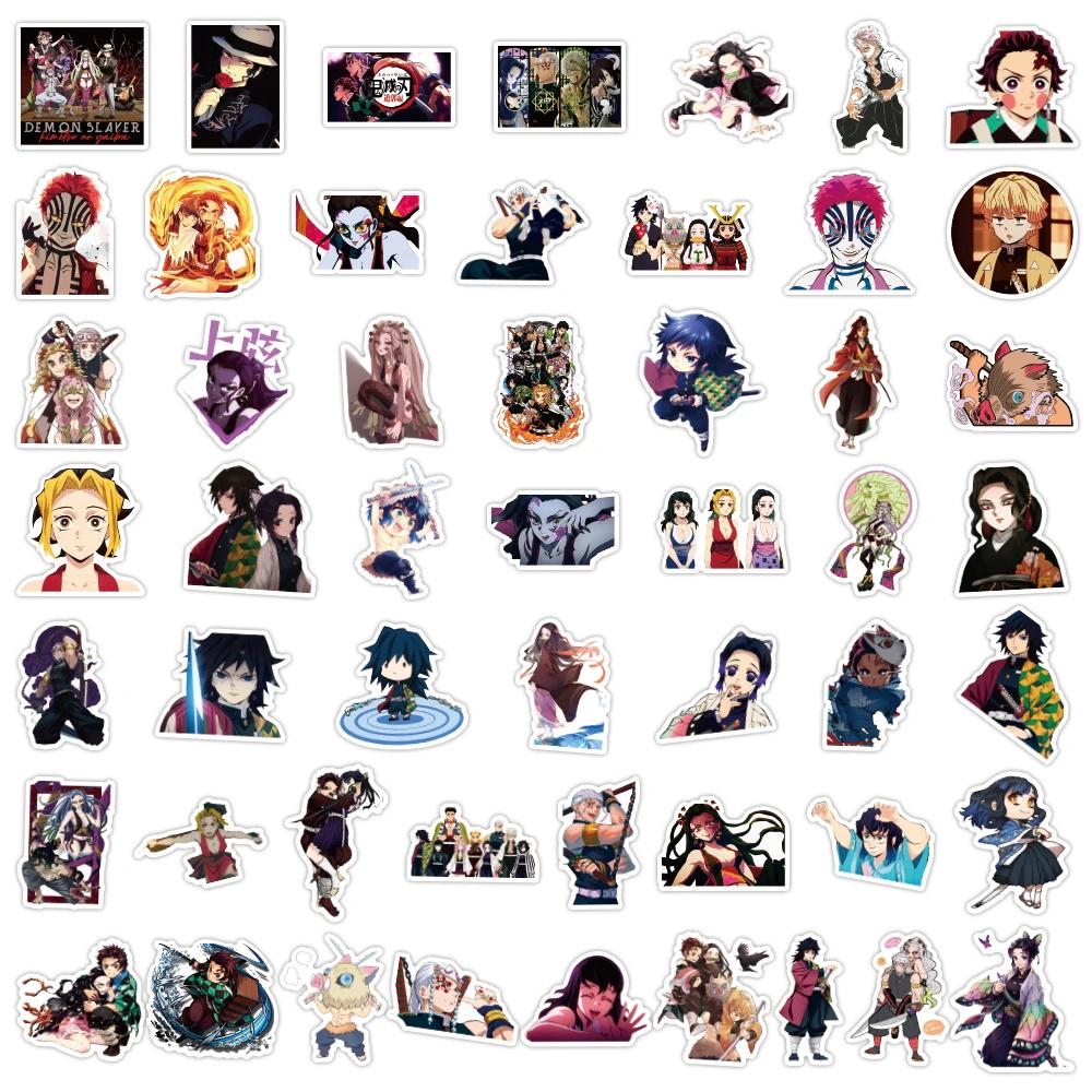 10/30/50/100PCS Anime Tueur de Démons Autocollants Kimetsu pas Yaiba Yuukaku-poule Graffiti Autocoll