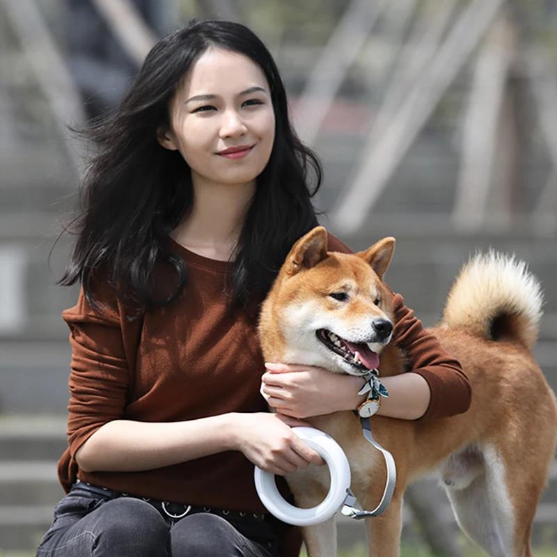 MOESTAR 2022 Laisse rétractable UFO pour animaux de compagnie 2 plus 3,0 m, laisse de traction flexi
