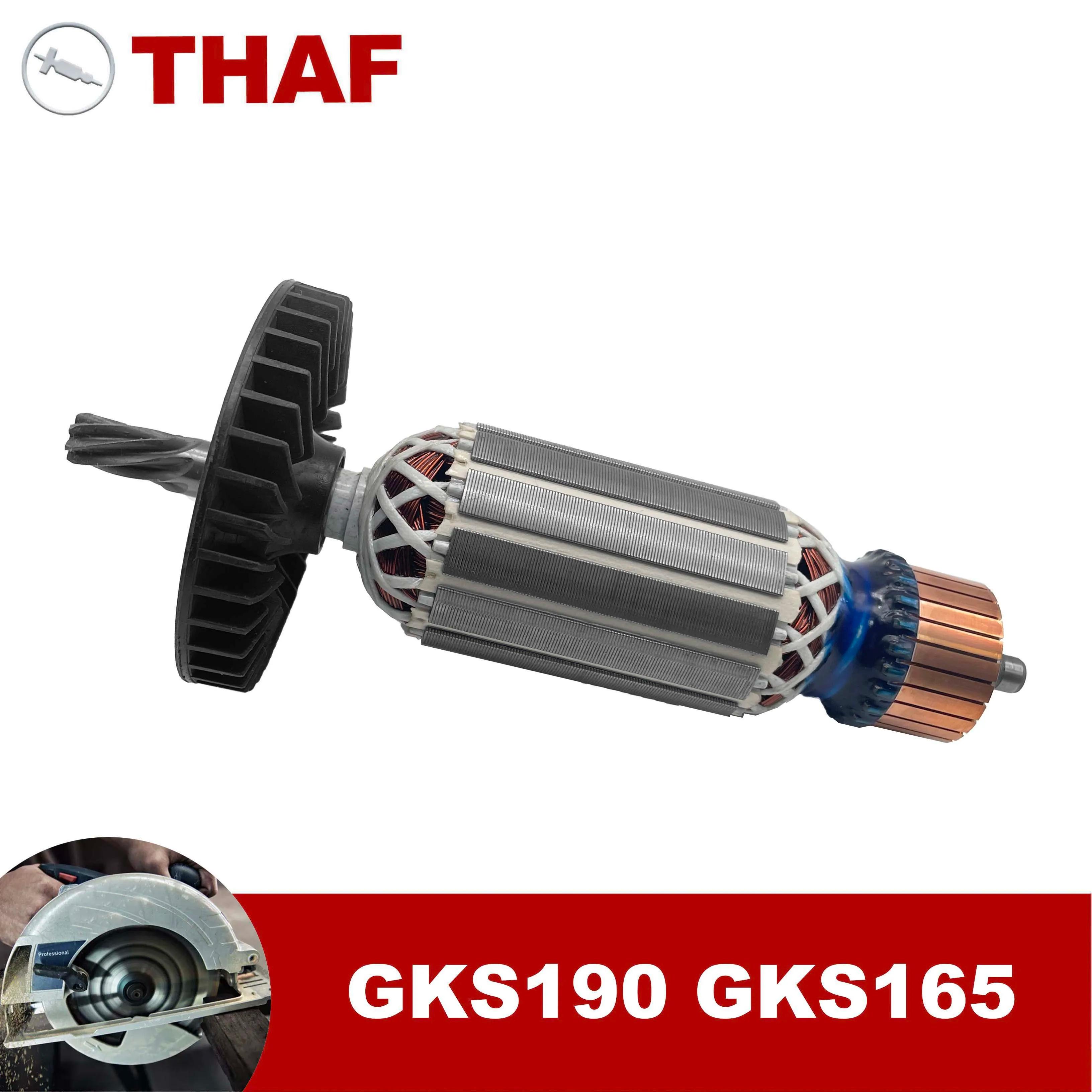 AC 220V 240V GKS190 GKS165 Induit Rotor pour BOSCH Scie Circulaire A Main Pièces de rechange Scie ci