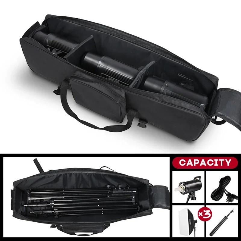 Étui rembourré pour équipement de photographie, Kit de prise de vue, sac à fermeture éclair pour tré