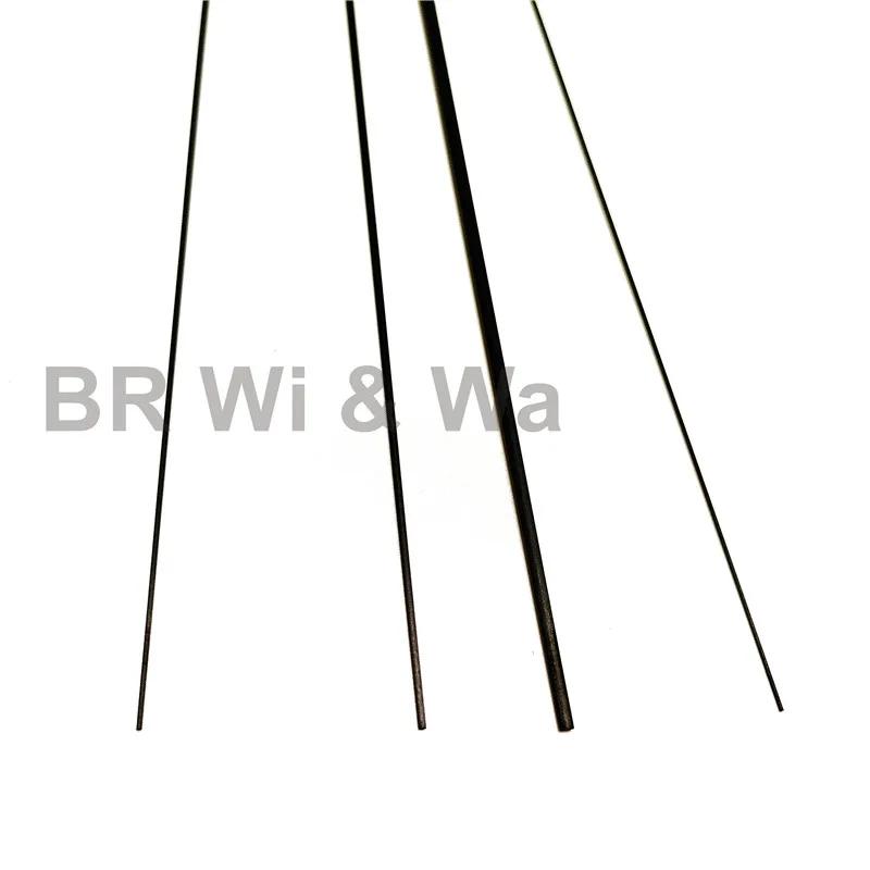 BR Wi & Wa 4 pièces 50CM pointe de canne en carbone massif blanc sans peinture composants de constru