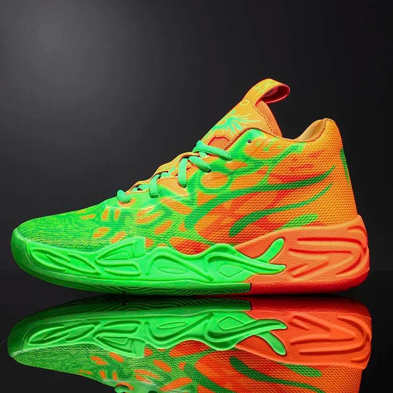 Hommes chaussures de sport légères chaussures de basket-ball en plein air unisexe respirant athlétiq