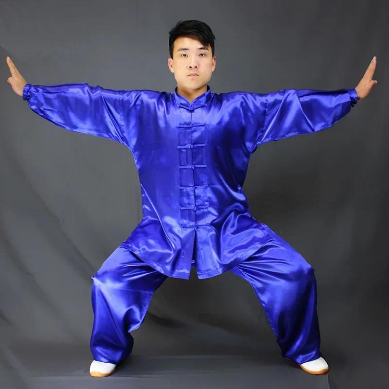 Costume Tai Chi traditionnel chinois - Vêtements Wushu arts martiaux - Uniforme Kung Fu adulte enfant