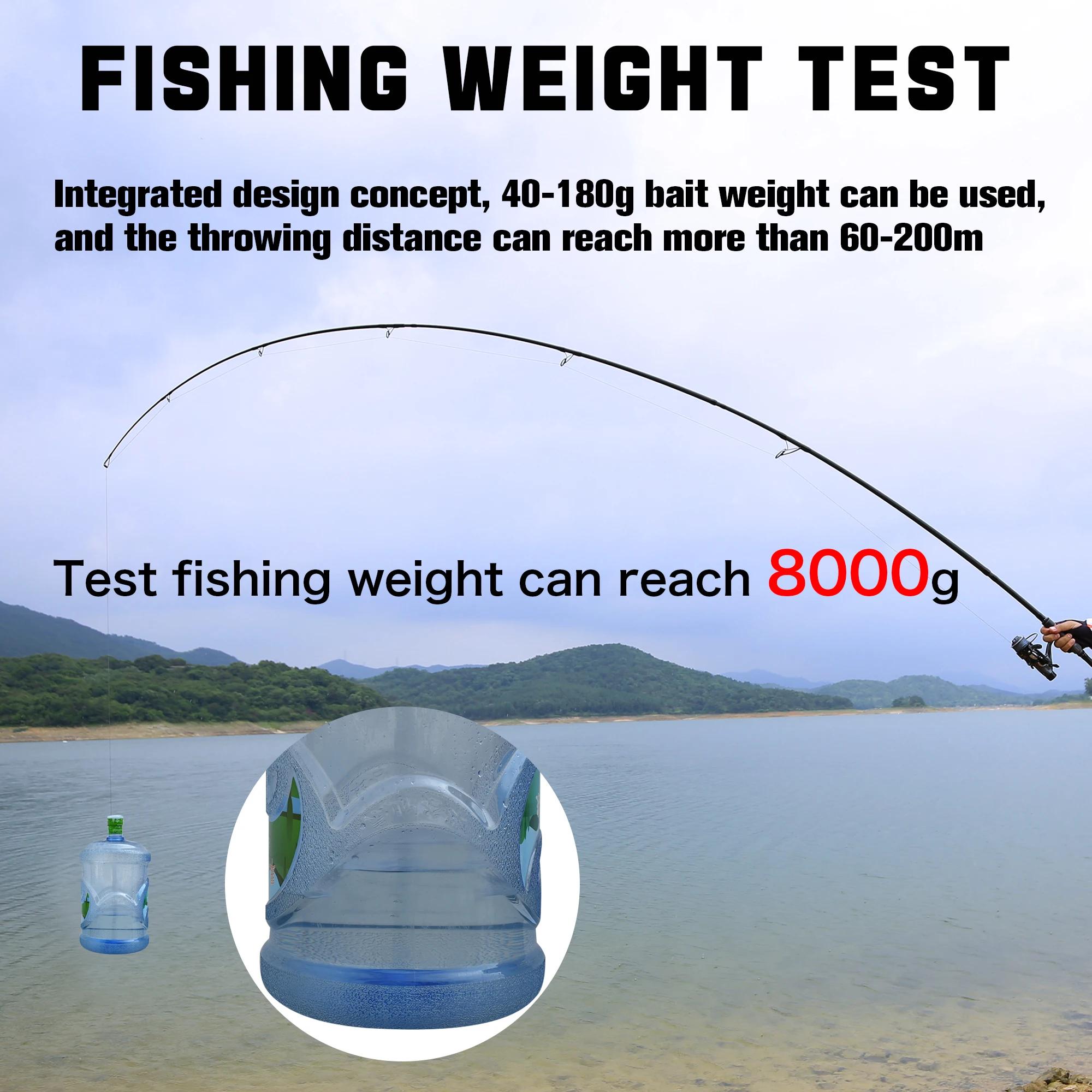 BIUTIFU BIGFISH-Canne à Pêche à la Carpe en Carbone T800, Lancer Artériel, Surfcasting, Dur, Voyage,