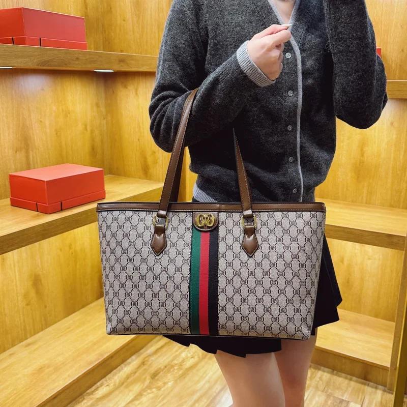 Sac fourre-tout tendance pour femme Automne Hiver 2026, design élégant à porter à l'épaule ou sous l