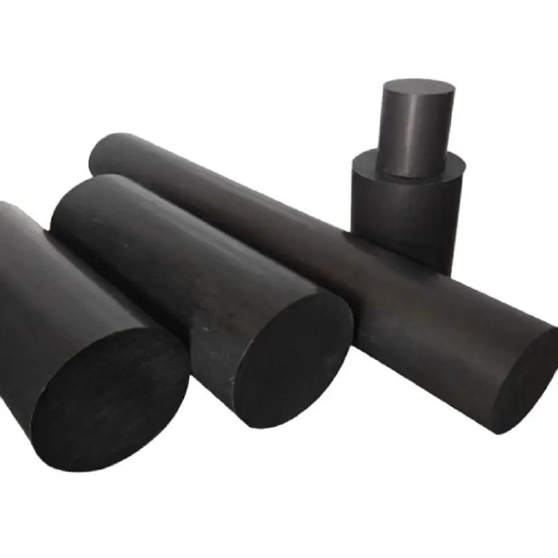 Barre résistante à l'usure de tiges en nylon pur PA6 pour l'usinage du diamètre noir 3mm à 300mm