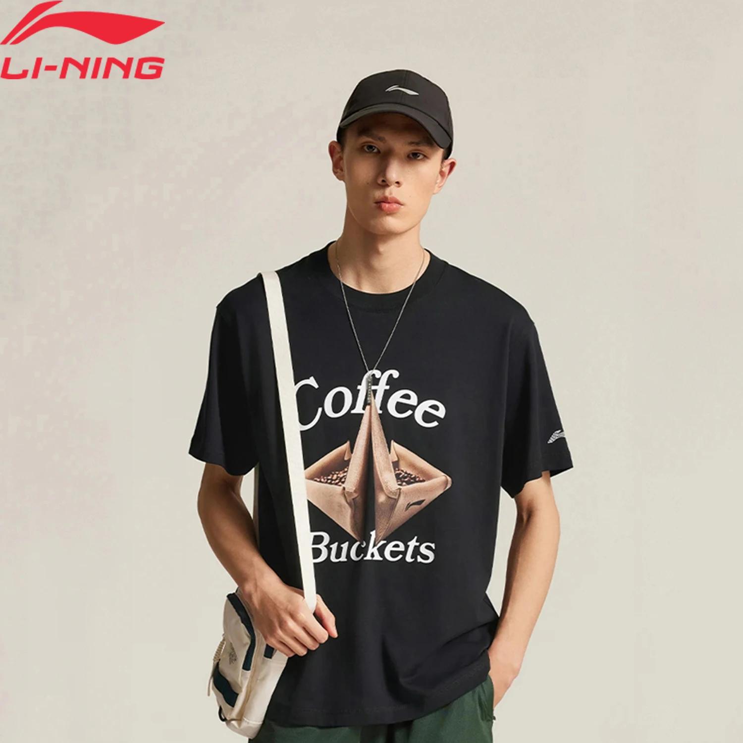 Li-Ning T-shirt de basket-ball JIMMY BUTLER pour hommes, 100% coton, coupe ample, respirant, confort