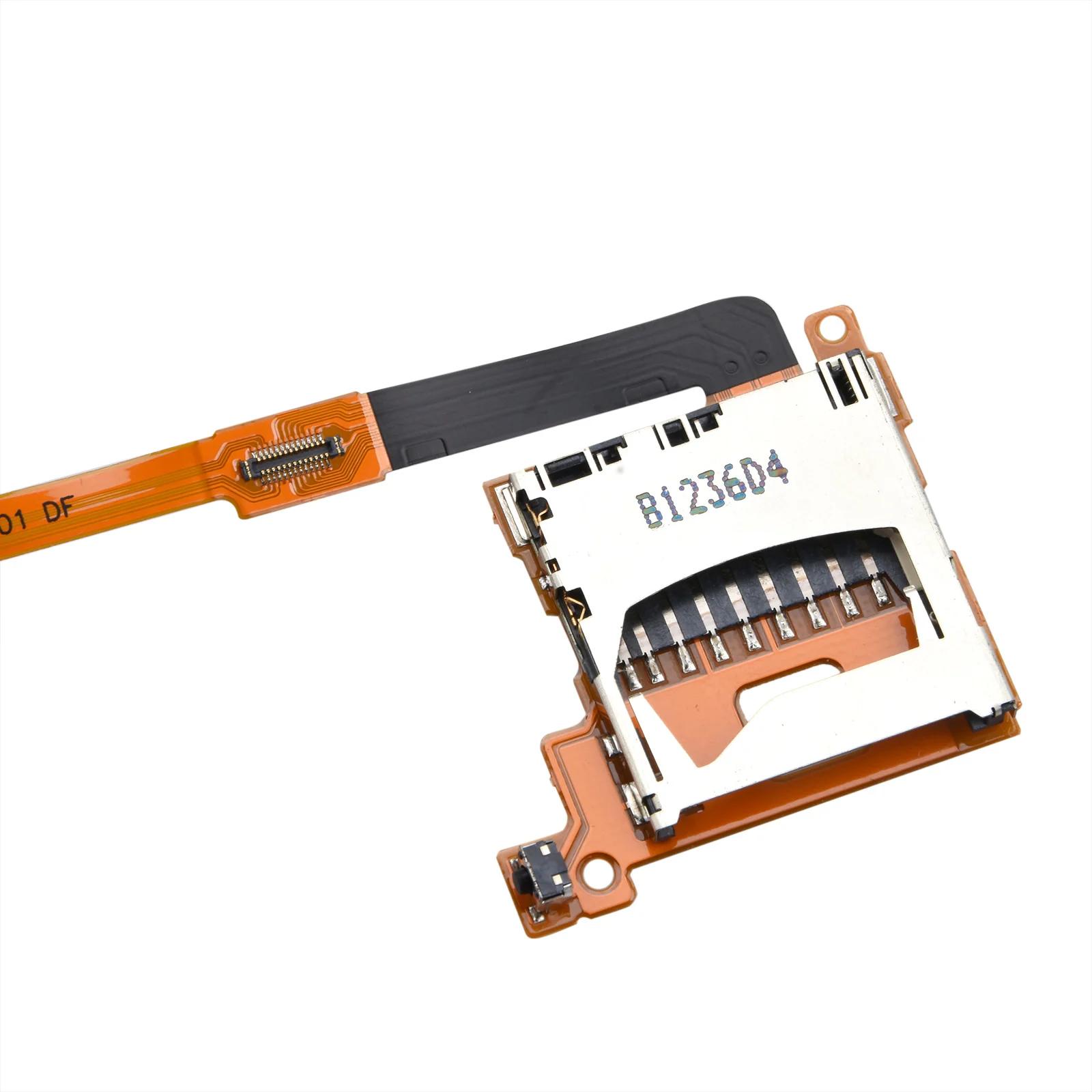 Pour Nintendo DSi NDSi emplacement pour carte SD câble ruban remplacement fente pour carte SD prise