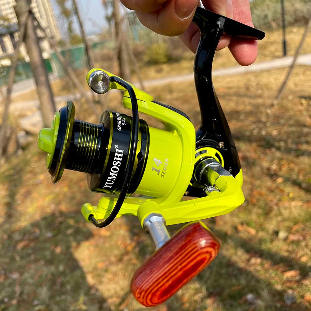 Moulinets de pêche avec alarme de poisson glisser 5-12KG moulinet de filature OE 2000 3000 4000 5000