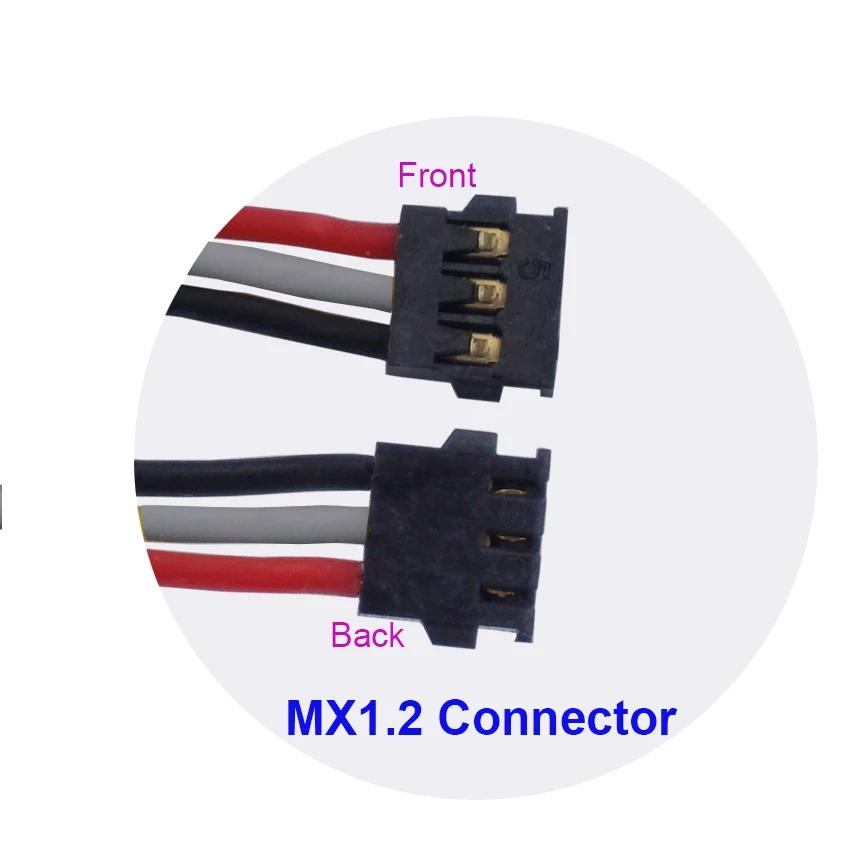 XINJ 3,8 V 1000 mAh 822048 Thermistance 3 fils polymère Li Lipo batterie 3 broches MX1.2 connecteu
