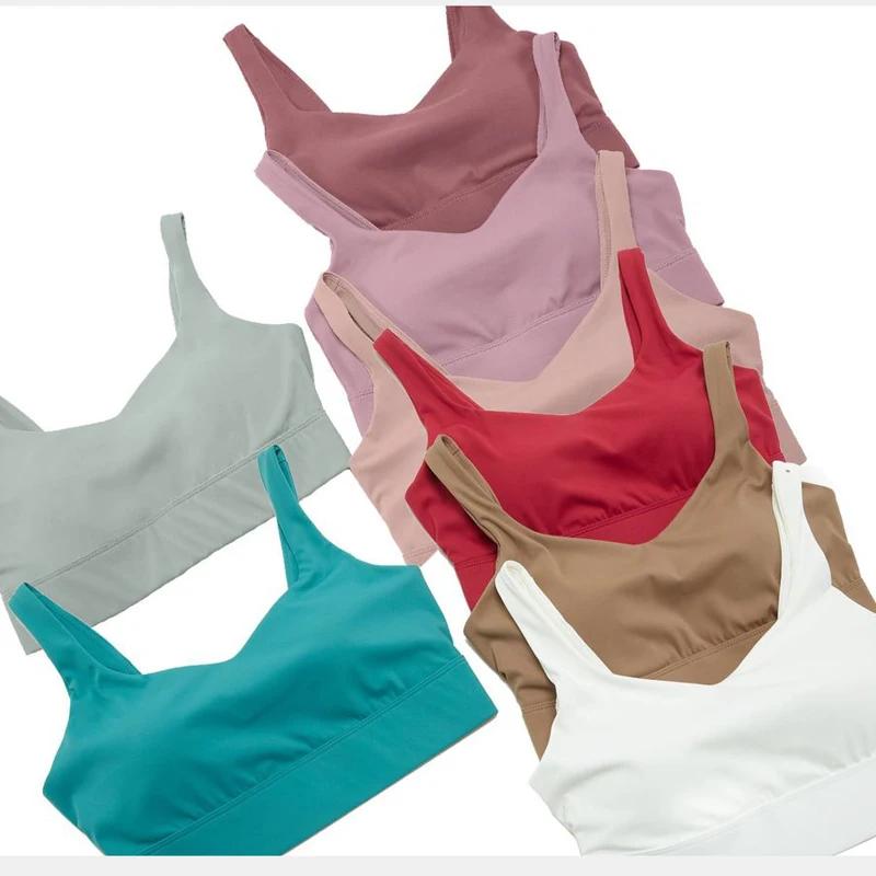 Soutien-gorge de yoga à fort impact pour femmes, sous-vêtements de sport, respirant, avec coussinets