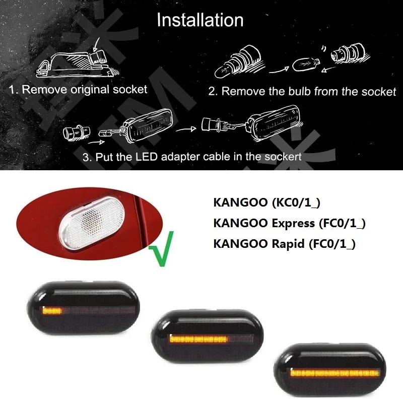 Pour Dacia Duster H79 2010 2011 2012 2013 2014 2015 2016 2017 2018 Clignotant latéral dynamique séqu