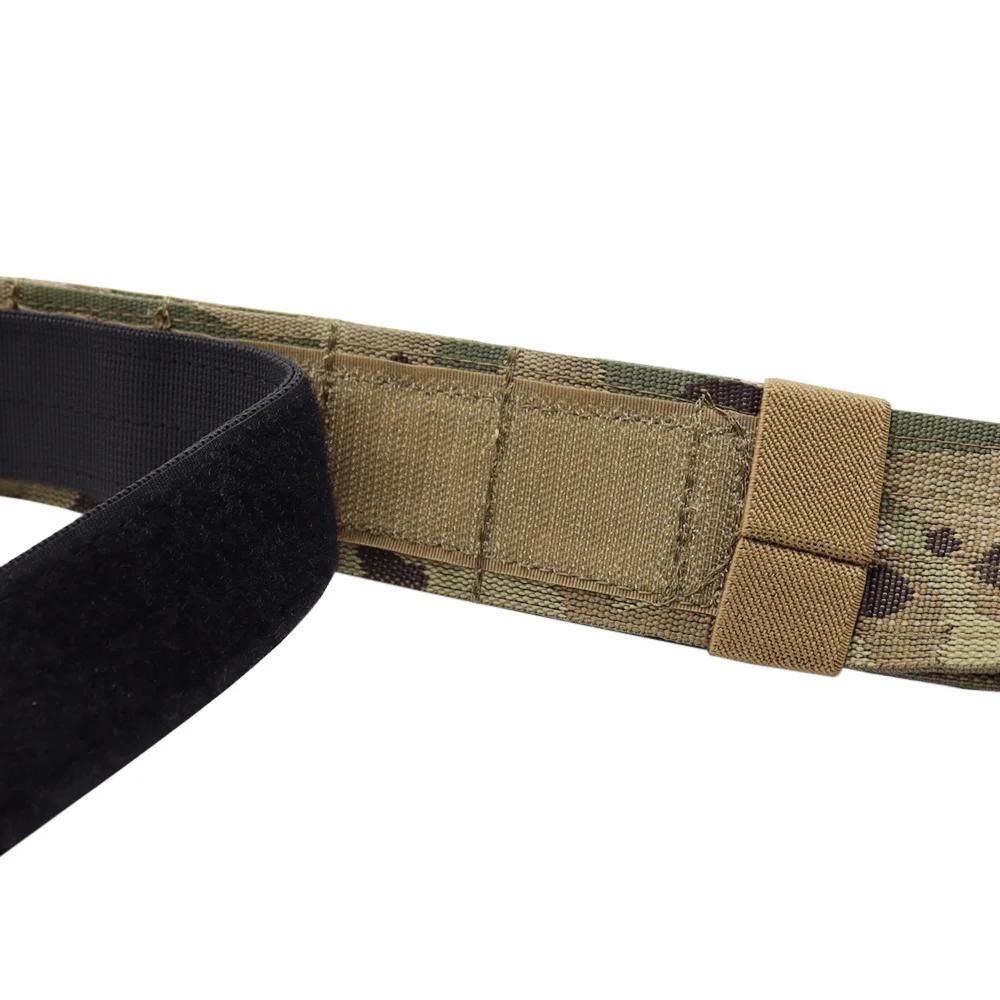 VULPO 2 pouces tactique Ronin Style ceinture deux couches à dégagement rapide boucle en métal ceintu