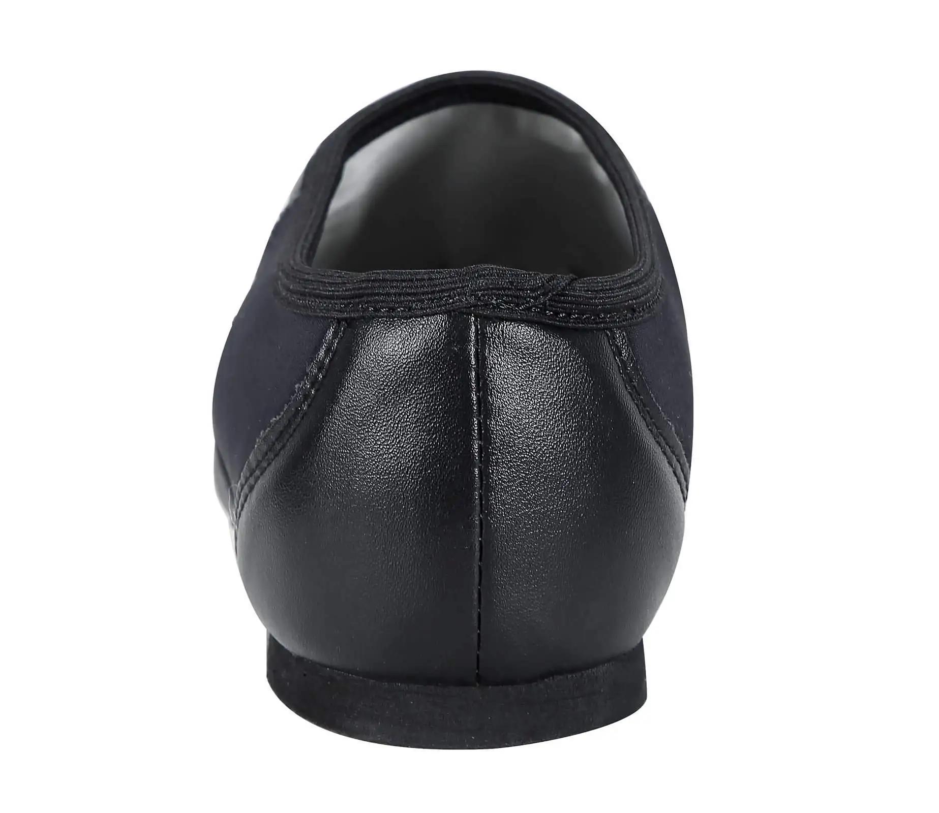 Chaussures jazz enfiler élastique circulaire danse femmes hommes confort souplesse