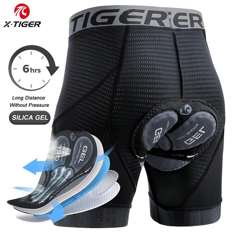 X-TIGER hommes sous-vêtements de cyclisme Shorts 5D rembourré sport équitation vélo vtt doublure Sho
