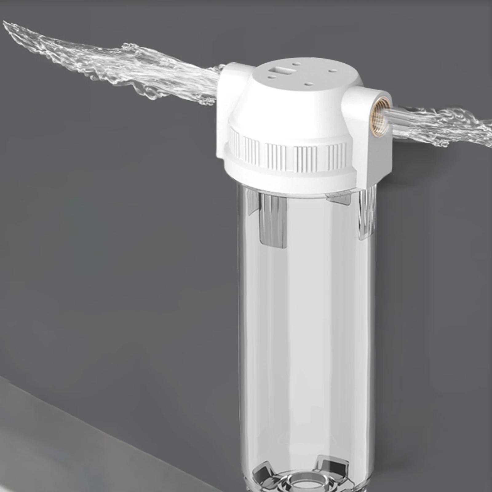 Filtre de bouteille résistant de 10 pouces, filtres à eau PET transparents remplaçables pour purific